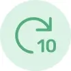 10X Better Performance Icon for Scribed AI